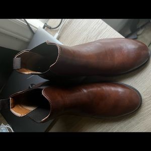 ASOS BROWN CHELSEA BOOTS